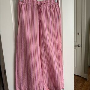 Pink Striped Damsen Madder Pants
